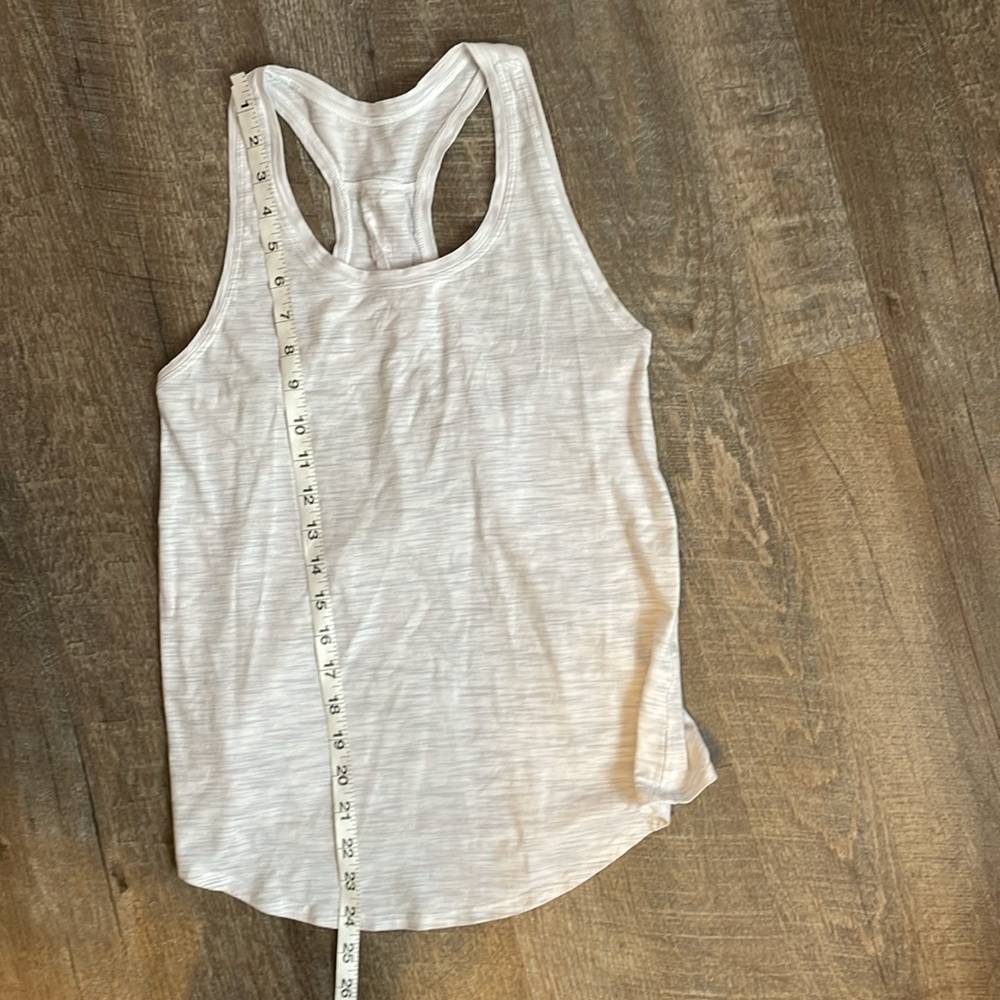 Lululemon Love Tank Pleated in Ice Gray color size 6-8 - Picture 13 of 15